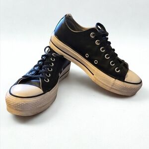 Classic Black and White Women's Sneakers